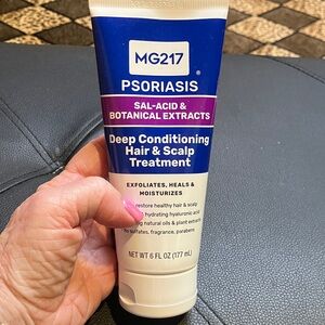 Psoriasis Deep Conditioning Hair & Scalp Treatment - Blue and White